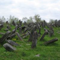 повалені плити жидівських могил .., Бытков