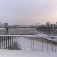 Днестр зимой, Галич