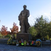 Taras Shevchenko monument in Zabolotiv, Заболотов