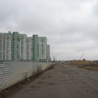 будівництво нового мікрорайону ♦ construction of a new district, Киев