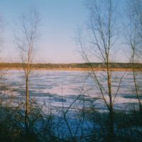 River Roska in winter, Тетиев