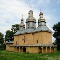 Фастів - Покровська церква, Fastiv - wooden church, Фастов - покровская церковь, 1740, Фастов