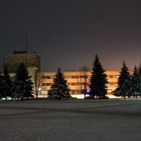 Зимний вечер, площадь, Знаменка