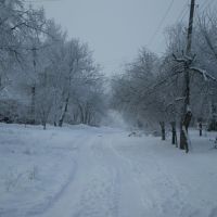 Зима в посёлке, Знаменка-Вторая