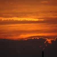 Захід сонця над Зіркою (заводом) / Sunset above a factory, Кировоград