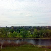 Велика Вись, вигляд на центр міста, Новомиргород
