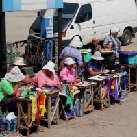 Street vendors, Dzhankoi, Джанкой