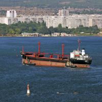Arrival of cargo ship Lydia / Kerch, Russia, Керчь