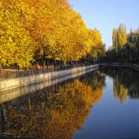Gold Salgir river. October, Симферополь