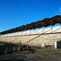 Old tribunes of Severodonetsk football stadium, Советский