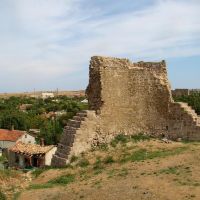 Феодосія - башта Джовані ді Скаффа, Feodosia - tower, Феодосия - башня Джовани ди Скаффа, 1342, Феодосия