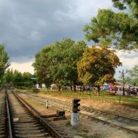 Феодосія - залізниця в серці курорту, Feodosia - gauge, Феодосия - колии, Феодосия