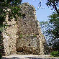 половина угловой стены башни св. Константина, Феодосия
