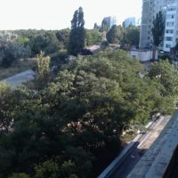 Щелкино - Вид с балкона - Окраина города, Щёлкино