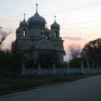 Церковь в Александровске. The church in Aleksandrovsk., Алексадровск