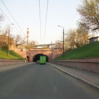 Туннель и въезд в город, Алчевск