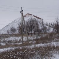 Терриконы заброшенной шахты, Кировск