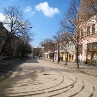 Улица старого центра города. Old city centre streets., Луганск