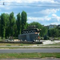 T-34 tank in Severodonetsk, Северодонецк