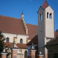 Мостиска. Костел /  Mostiska city. Catholic church, Мостиска