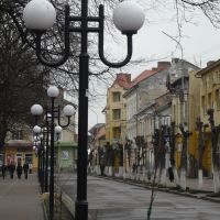 Street lamps in Sambor, Самбор