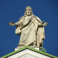 Скульпура Ісуса на фасаді церкви св.Петра і Павла у Сокалі, Сокаль