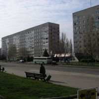 центральная улица города, Южноукраинск