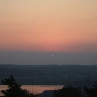birds and sunset, Болград