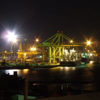 Порт Ильичевск ночью, Ильичевск