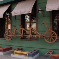 To the Europe by the bike: restaurant "Four bulgarians", Одесса