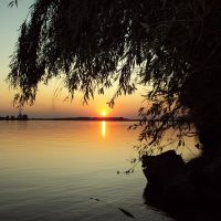 Sunrise Danube river, Рени
