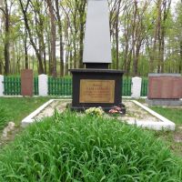 Могила моего прадедушки, Давиденко И.Ю, убитого фашистами, Лохвица