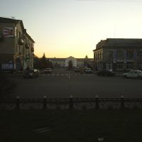Вид на ж-д вокзал, Лубны