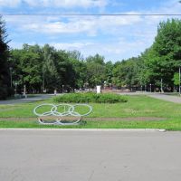 Ukraine - Park in the city of Poltava, Полтава