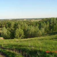 Chutovo view from Kolomak river hills, Чутово
