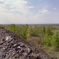 Quarry Poltava Mining. The dumps place, Комсомольск