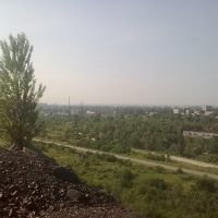 Вид с Западных отвалов, Комсомольск