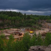 Granite quarry in the evening, Клесов