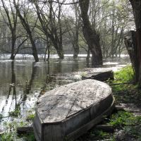 Boats on the bank of Seym, Путивль
