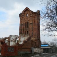Путивль. Руины водонапорной башни. Неоготика, Путивль