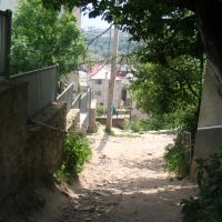 The way to Torgovycha. Buchach, Бучач