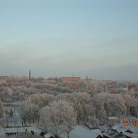 Kozova in snow, Козова