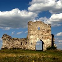 Kremenets (Krzemieniec), ruiny zamku na górze Bony - Baszta Czerlena, Кременец