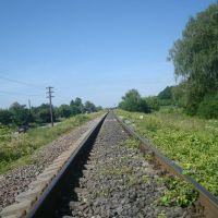 Железнодорожная линия Тернополь - Шепетовка. Перегон Юськовцы - Лановцы, Лановцы