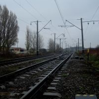 Железнодорожная линия Жмеринка - Подволочиск. Начало станции Подволочиск, Подволочиск