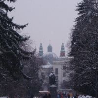 Сквер возле памятника Пушкину, Тернополь