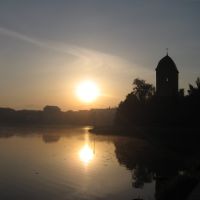 вранішнє сонце над Ставом ♦ sunrise over the Pond, Тернополь