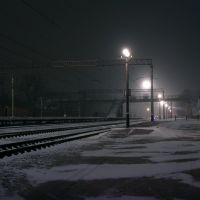 ЖД Вокзал ночью 18.12.2009 3, Балаклея