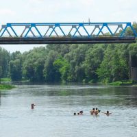 Мост через реку Северский Донец, Изюм