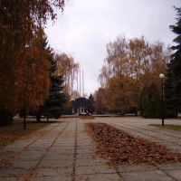 Monument to the Soviet soldiers on Avenue of Glory, Лозовая